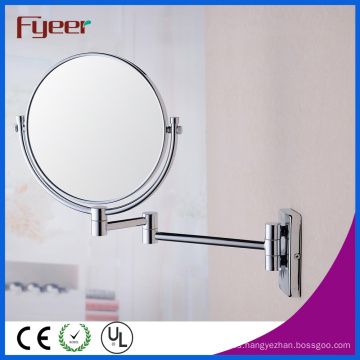 Fyeer Fashion Round plegable espejo de maquillaje Decrative Mirror Wall